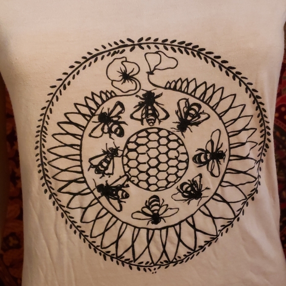 Concentric Clothing You Are Beeutiful Honey Bee Fitted Tee Small - Picture 3 of 6